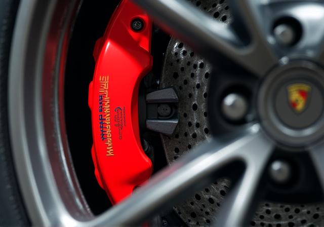 Close up of rim ceramic coating